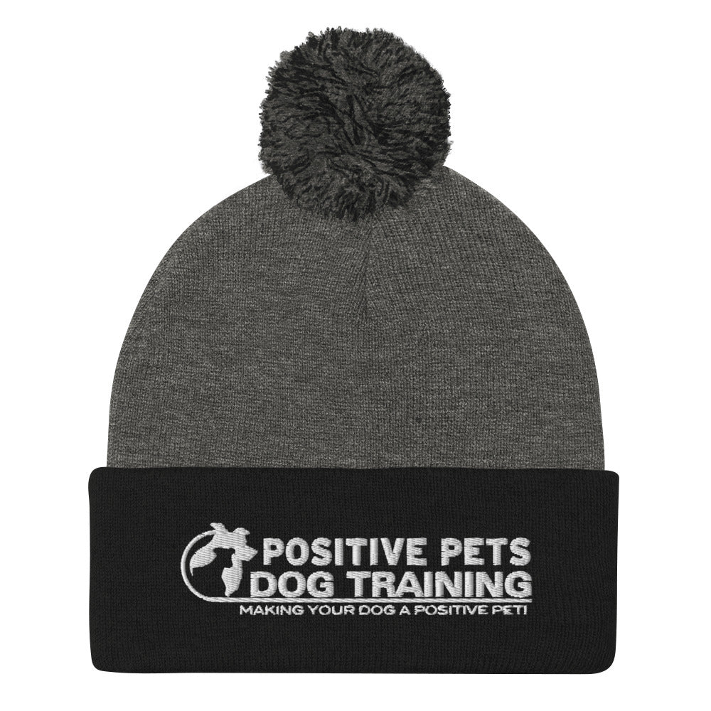 Positive Pets Dog Training Pom-Pom Beanie