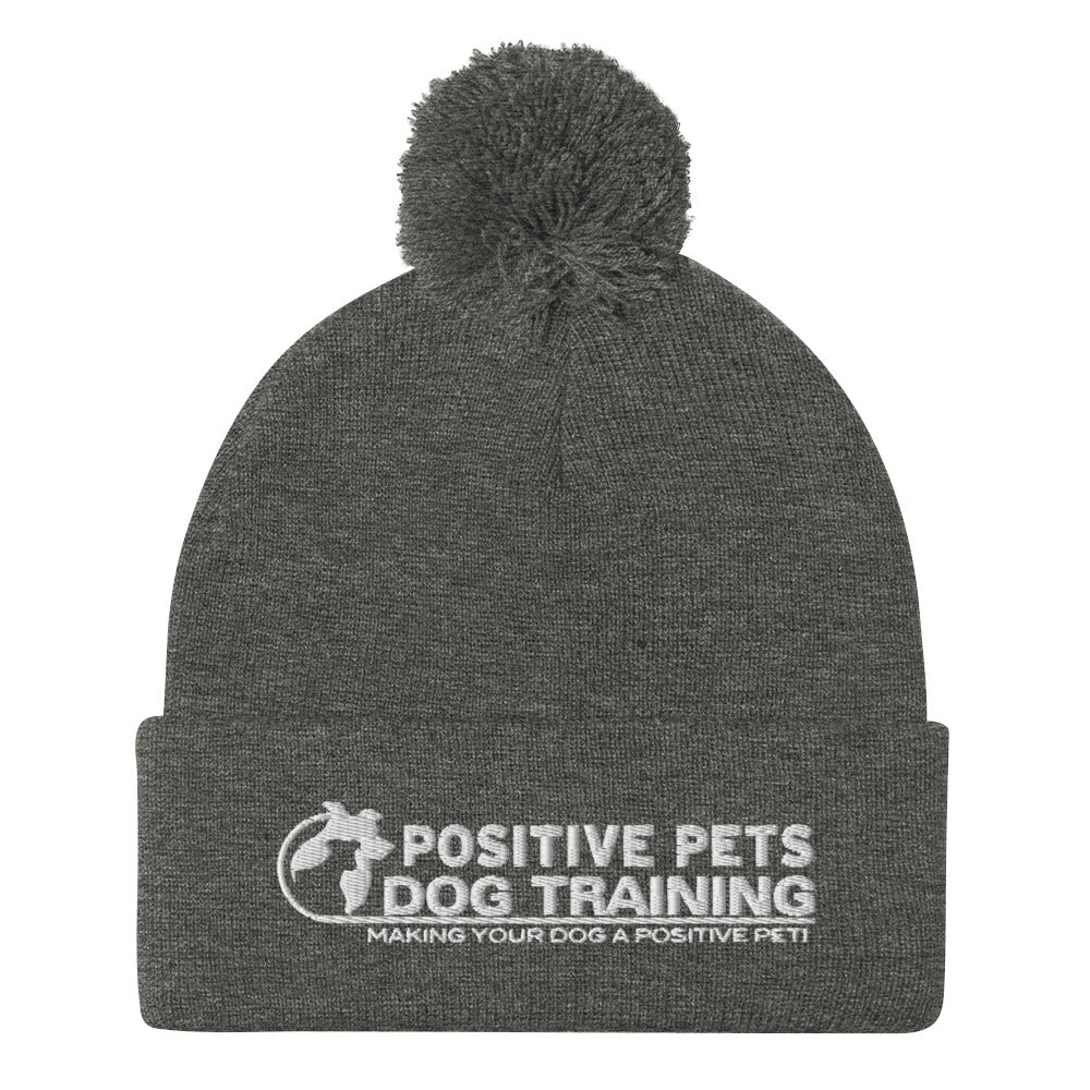 Positive Pets Dog Training Pom-Pom Beanie