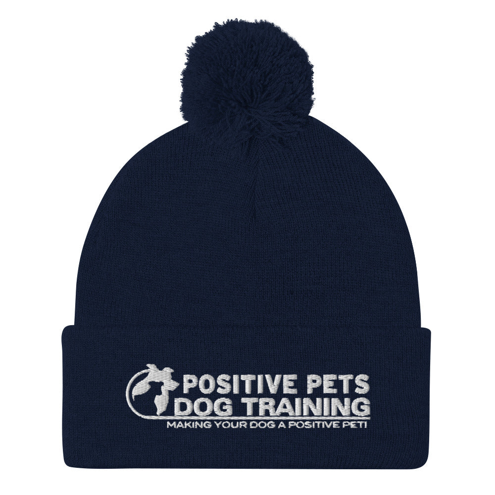 Positive Pets Dog Training Pom-Pom Beanie