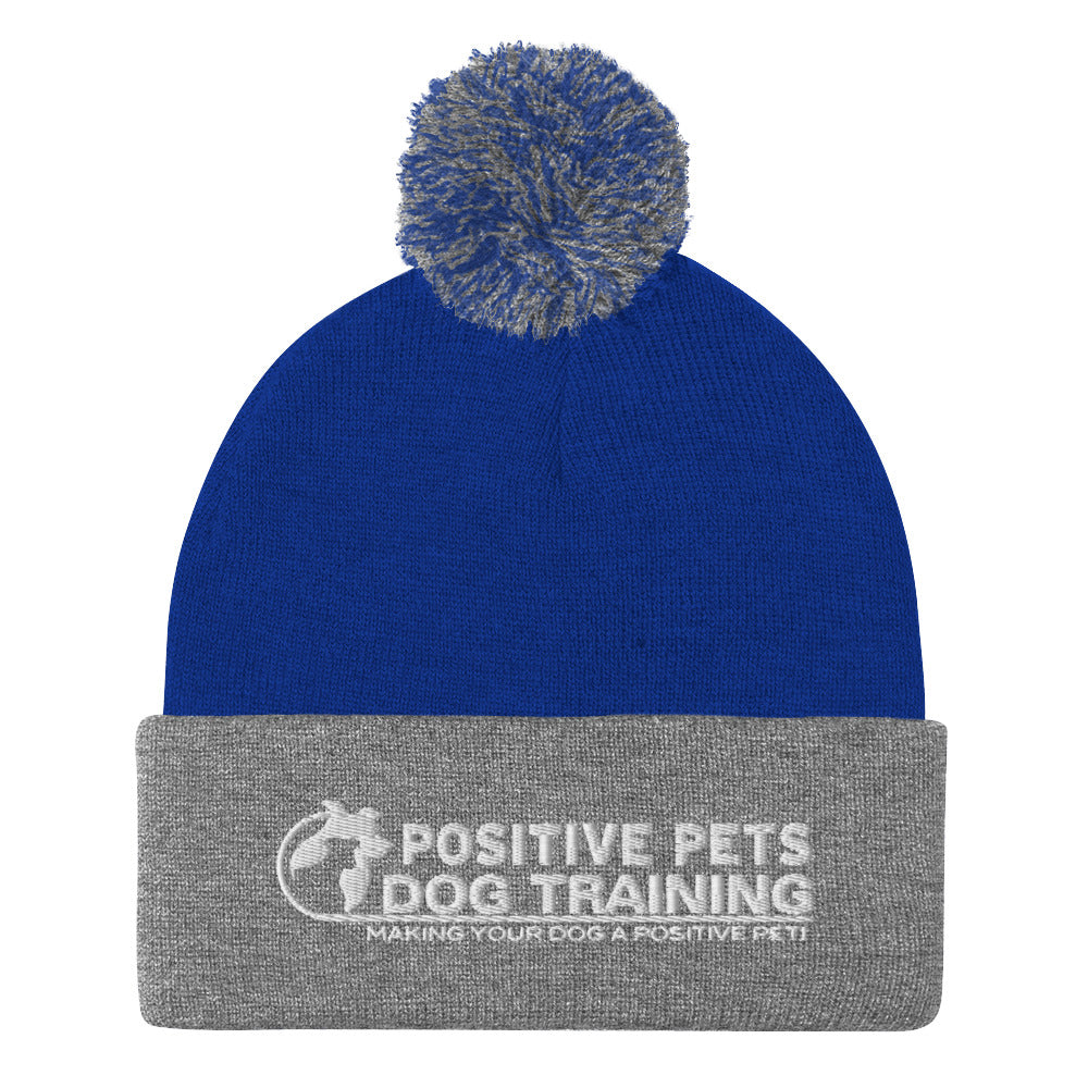 Positive Pets Dog Training Pom-Pom Beanie