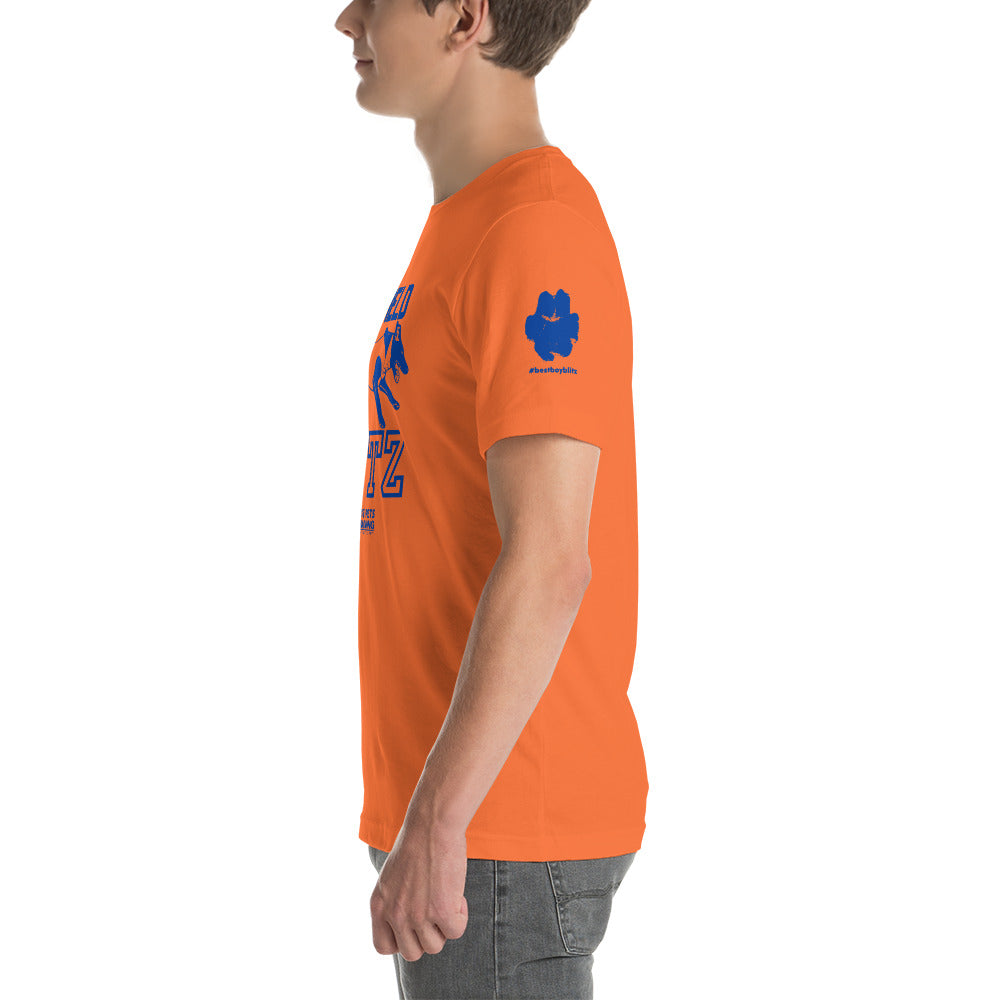 Blue Field Blitz Unisex t-shirt - Blue Graphic