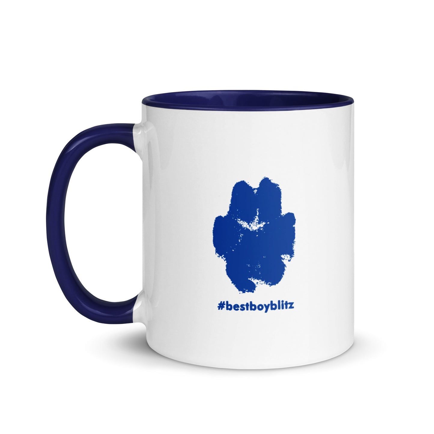 Blue Field Blitz Mug with Color Inside